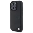 BMW BMHCP16X23RCGPK iPhone 16 Pro Max, 6.9" tok, fekete Sign Leather Crossing Lines Pattern