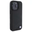 BMW BMHCP16X23RCGPK iPhone 16 Pro Max, 6.9" tok, fekete Sign Leather Crossing Lines Pattern