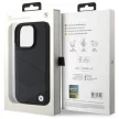 BMW BMHCP16X23RCGPK iPhone 16 Pro Max, 6.9" tok, fekete Sign Leather Crossing Lines Pattern