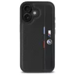 BMW BMHCP16S23PUPVK iPhone 16 6.1" tok, fekete M Perforated Tricolor Detail Line