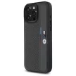 BMW BMHCP16L23PUPVA iPhone 16 Pro 6.3" tok, sötétszürke hardcase M Perforated Tricolor Detail Line
