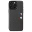 BMW BMHCP16L23PUPVA iPhone 16 Pro 6.3" tok, sötétszürke hardcase M Perforated Tricolor Detail Line