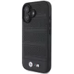 BMW BMHMP16S23PUSPK iPhone 16 6.1" tok, fekete M Perforated And Stitched Line MagSafe