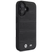 BMW BMHMP16S23PUSPK iPhone 16 6.1" tok, fekete M Perforated And Stitched Line MagSafe