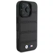 BMW BMHMP16L23PUSPK iPhone 16 Pro 6.3" tok, fekete M Perforated And Stitched Line MagSafe
