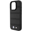 BMW BMHMP16L23PUSPK iPhone 16 Pro 6.3" tok, fekete M Perforated And Stitched Line MagSafe