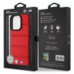 BMW BMHMP16L23PUSPR iPhone 16 Pro 6.3" tok, piros hardcase M Perforated And Stitched Line MagSafe