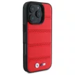 BMW BMHMP16X23PUSPR iPhone 16 Pro Max, 6.9" tok, piros hardcase M Perforated And Stitched Line MagSafe