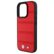 BMW BMHMP16X23PUSPR iPhone 16 Pro Max, 6.9" tok, piros hardcase M Perforated And Stitched Line MagSafe