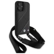 BMW BMHCP16S23PSCCK iPhone 16 6.1", tok, fekete M Edition Carbon Stripe & Strap