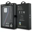 BMW BMHCP16L23PSVTK iPhone 16 Pro 6.3", tok, fekete M Edition Carbon Tricolor Lines & Strap