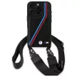 BMW BMHCP16X23PSVTK iPhone 16 Pro Max, 6.9" tok, fekete M Edition Carbon Tricolor Lines & Strap