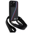 BMW BMHCP16X23PSVTK iPhone 16 Pro Max, 6.9" tok, fekete M Edition Carbon Tricolor Lines & Strap