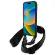 BMW BMHCP16X23PSVTK iPhone 16 Pro Max, 6.9" tok, fekete M Edition Carbon Tricolor Lines & Strap