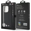 BMW BMHMP16X23PMWK iPhone 16 Pro Max, 6.9" tok, fekete M Smooth Full Wrapped Metal MagSafe