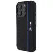 BMW BMHMP16X23SHEB iPhone 16 Pro Max, 6.9" tok, fekete Silicone Hexagon Blue Line MagSafe