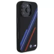 BMW BMHMP16L23SSPK iPhone 16 Pro 6.3", tok, fekete Silicone Random Lines MagSafe