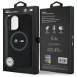 BMW BMHMP16S23SROK iPhone 16 6.1", tok, fekete M Silicone Printed Ring MagSafe