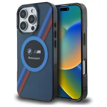   BMW BMHMP16L23HTPUV iPhone 16 Pro 6.3", tok, kékhardcase Motosport IML Circle MagSafe
