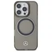 Mercedes MEHMP16L23HUOSK iPhone 16 Pro, 6.3" tok, fekete Silver Ring MagSafe
