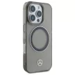 Mercedes MEHMP16L23HUOSK iPhone 16 Pro, 6.3" tok, fekete Silver Ring MagSafe