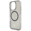 Mercedes MEHMP16L23HUOSK iPhone 16 Pro, 6.3" tok, fekete Silver Ring MagSafe