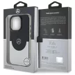 Mercedes MEHMP16L23HBIGK iPhone 16 Pro, 6.3" czarny srebrny/tok, fekete silver hardcase Doubel Layer BiColor MagSafe