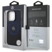 Mercedes MEHMP16X23HBIKV iPhone 16 Pro, Max 6.9" tok, fekete.sötétkék hardcase MB Double Layer BiColor MagSafe