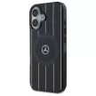Mercedes MEHMP16S23HRSK iPhone 16 6.1", tok, fekete MB Double Layer Crossed Lines MagSafe