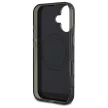 Mercedes MEHMP16S23HRSK iPhone 16 6.1", tok, fekete MB Double Layer Crossed Lines MagSafe