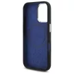 Mercedes MEHMP16S23SUMBK iPhone 16 6.1", tok, fekete Silicone Blue Stripe MagSafe