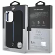 Mercedes MEHMP16S23SUMBK iPhone 16 6.1", tok, fekete Silicone Blue Stripe MagSafe
