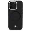 Mercedes MEHMP16L23SUTTK iPhone 16 Pro, 6.3" tok, fekete Silicone Tonal Logo MagSafe