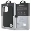 Mercedes MEHMP16L23SUGDK iPhone 16 Pro 6.3" tok, fekete hardcase Silicone Tonal Logo Wood Pattern MagSafe