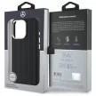 Mercedes MEHMP16X23SUVSK iPhone 16 Pro, Max 6.9" tok, fekete Silicone Vertical Tonal Stripes MagSafe