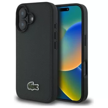   Lacoste LCHMP16MPVCE iPhone 16 Plus 6.7" tok, zöld hardcase Iconic Petit Pique