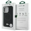 Lacoste LCHMP16XSMAK iPhone 16 Pro Max, 6.9" tok, fekete Silicone Croco Logo MagSafe