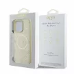 Guess case iPhone 16 Pro 6,3" GUHMP16LPSAPSMED tok, arany Saffiano Peony Classic Logo MagSafe