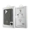 Guess GUHCP16SP4TDSCPW iPhone 16 6.1" tok, barna hardcase Leather Metal Logo Strass Crossbody