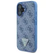 Guess GUHCP16SP4TDSCPB iPhone 16 6.1" tok, kék hardcase Leather Metal Logo Strass Crossbody