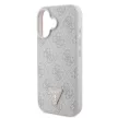 Guess GUHCP16SP4TDSCPP iPhone 16 6.1" tok, rózsaszín hardcase Leather Metal Logo Strass Crossbody