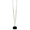 Guess GUHCP16SP4TDSCPP iPhone 16 6.1" tok, rózsaszín hardcase Leather Metal Logo Strass Crossbody