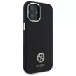 Guess GUHCP16SM4DGPK iPhone 16 6.1", tok, fekete Silicone Logo Strass 4G