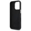 Guess GUHCP16LM4DGPK iPhone 16 Pro 6.3", tok, fekete Silicone Logo Strass 4G