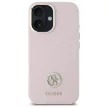 Guess GUHCP16SM4DGPP iPhone 16 6.1", tok, rózsaszín hardcase Silicone Logo Strass 4G