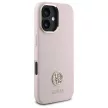 Guess GUHCP16SM4DGPP iPhone 16 6.1", tok, rózsaszín hardcase Silicone Logo Strass 4G