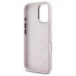 Guess GUHCP16SM4DGPP iPhone 16 6.1", tok, rózsaszín hardcase Silicone Logo Strass 4G