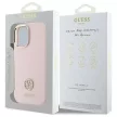 Guess GUHCP16SM4DGPP iPhone 16 6.1", tok, rózsaszín hardcase Silicone Logo Strass 4G