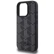 Lacoste LCHMP16LPBSK iPhone 16 Pro 6.3" tok, fekete Blend Monogram MagSafe