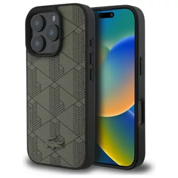   Lacoste LCHMP16LPBSB iPhone 16 Pro 6.3", tok, zöld hardcase Blend Monogram MagSafe